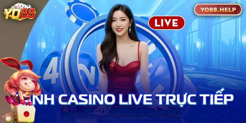 Live casino Yo88 mang lại cảm giác chân thật như ở sòng bài